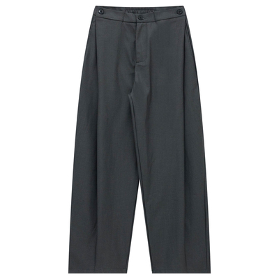 橘子树在哪儿灰色阔腿西装裤