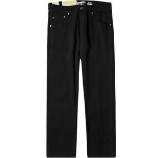 【自营】亏本清仓 Wrangler 黑色百搭休闲牛仔裤男士修身直筒长裤