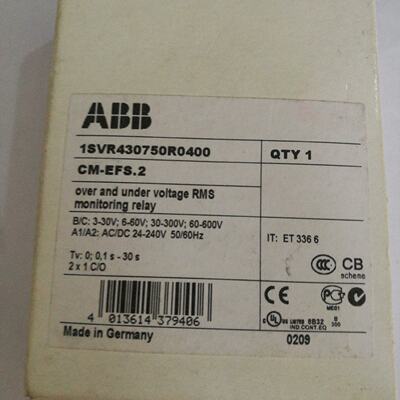 议价ABB继电器 1SVR430750R0400 CM-EFS.2 现货 品质保证