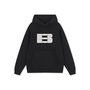 于适同款衣服2025新款加绒加厚男士长袖连帽打底衫boneless卫衣男