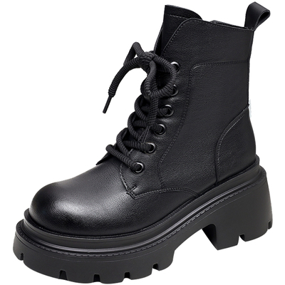 2025新款马丁靴春秋单靴真皮短靴