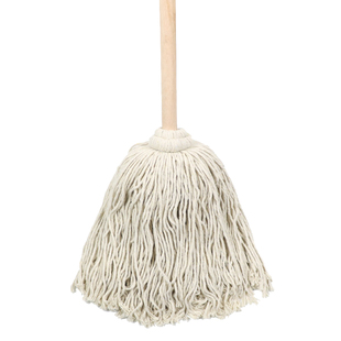 老式拖把木杆棉线毛巾墩布酒店工厂物业公司保洁专用圆头传统地拖