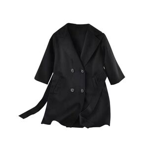 2025冬款加厚高档绒面呢儿童大衣女童冬装毛呢韩版中大童外套