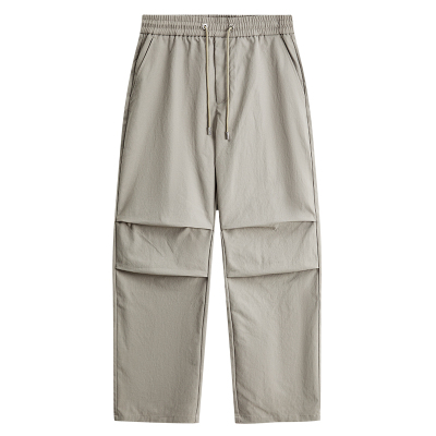 春秋伞兵裤男士抽绳松紧腰运动裤