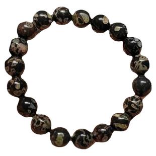 梅花玉手串天然原矿圆珠10mm