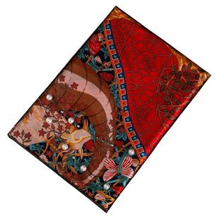 大方巾丝巾女冬季妈妈款秋冬天洋气时尚百搭真丝桑蚕丝围巾披肩女