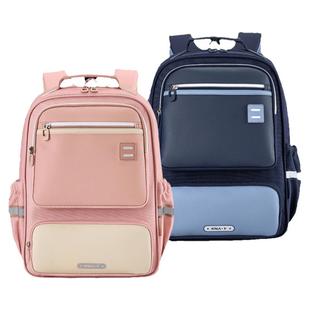 卡拉羊小学生超轻风琴书包男童减负儿童双肩包女生防水官方正品