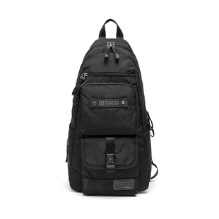 胸包男士大容量帆布单肩包牛津布背包户外登山包出行轻便斜挎包男