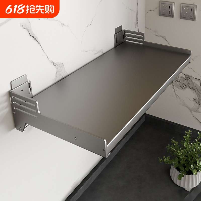 微波炉壁挂式置物架上墙支架架子托架烤箱挂架悬空架悬挂架厨房板