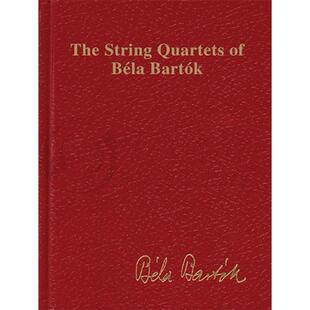 巴托克 弦乐四重奏全集 研习小总谱 非演奏用谱 博浩乐谱书The Complete String Quartet of Bela Bartok Study Score BHI21028