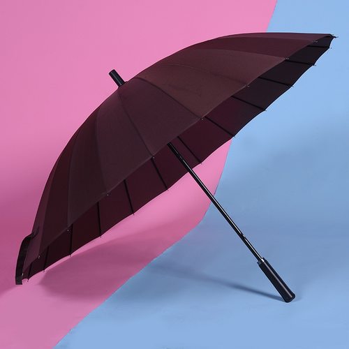 厂家批发24骨长柄雨伞制定男士商务礼品伞户外直杆广告伞加大