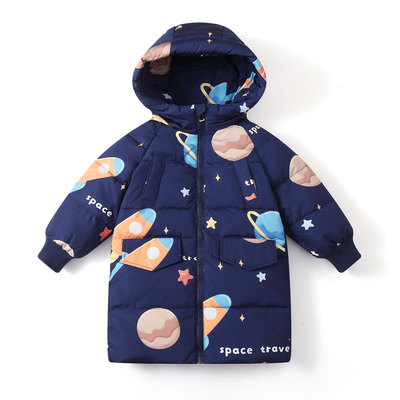 G.DUCKKIDS中长款加厚羽绒服男女