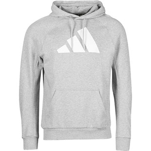 Adidas/阿迪达斯正品 运动卫衣男子连帽卫衣灰色GM6457