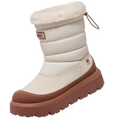 骆驼雪芙户外雪地靴女士冬季女鞋