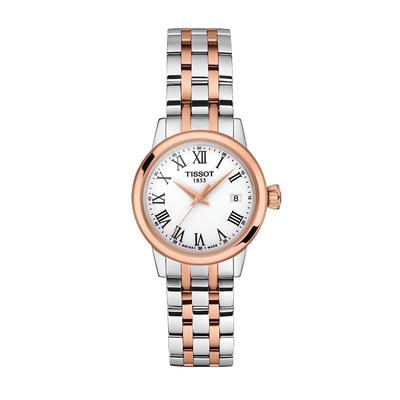 【自营】Tissot天梭官方正品梦圆系列时尚女表简约钢带石英手表