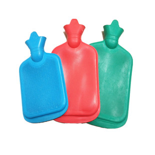 正品上海永字牌热水袋加厚防爆橡胶平斜纹暖手脚灌水大包邮送布套