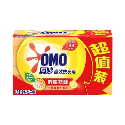 奥妙超效洗衣皂芦荟去渍易漂洗