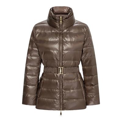 Scofield女绗缝立领拼接羽绒服