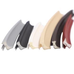 木门卡槽密封条Pu包覆式门缝防风隔音降噪防撞防漏光室内门框胶条