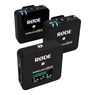 RODE罗德Wireless Go II无线麦克风小蜜蜂相机手机直播领夹收音麦
