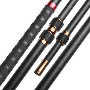 奈冠抄网杆碳素超硬超轻抄网竿大物裸竿伸缩杆巨物捞鱼杆超网套装