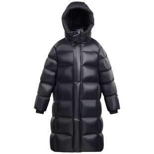 儿童中长款鹅绒羽绒服2025中大男童女童零下40度三防极寒外套加厚