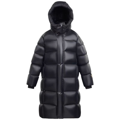儿童中长款鹅绒羽绒服黑金3.0