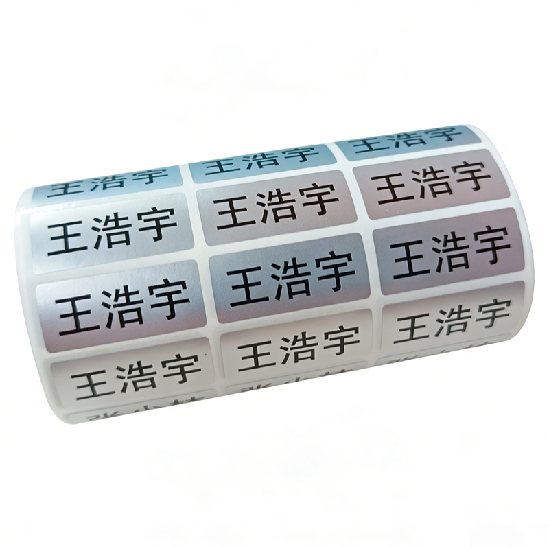 透明防水耐磨大号姓名贴纸