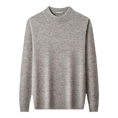 圣得西商务休闲半高领羊毛衫