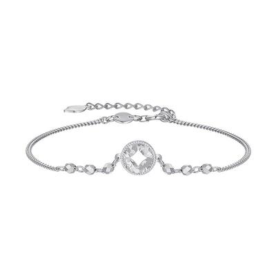 情人节TSL谢瑞麟铂金时尚系列铂金手链铜钱手饰pt950手链女士BF52