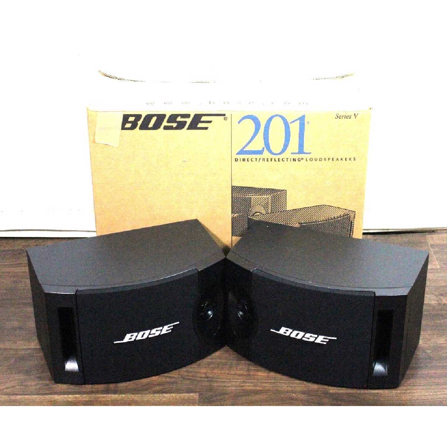 BOSE 201V 经典原包装库存反射扬声器系统1对 2路音