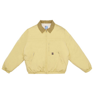 UHUZZ 24AW温层棉服翻领夹克宽松廓形休闲保暖外套男女情侣棉衣冬