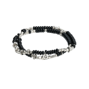 RONINMADE纯银复古尼克兰双层手链男女情侣首饰礼物串珠中古礼物