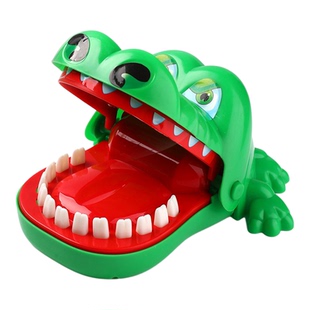 咬手指鳄鱼牙齿鲨鱼拔牙咬人解压神器咬手的整蛊亲子互动儿童玩具