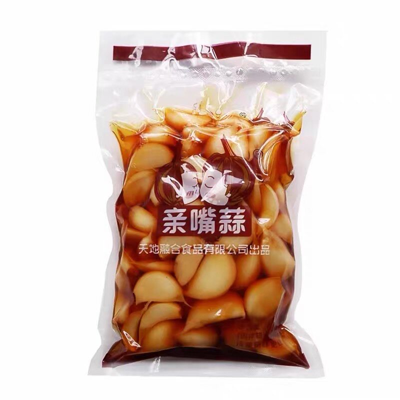 亲嘴蒜糖醋蒜糖蒜500g泡菜腌泡渍大蒜头农家咸菜下饭菜爽口小菜