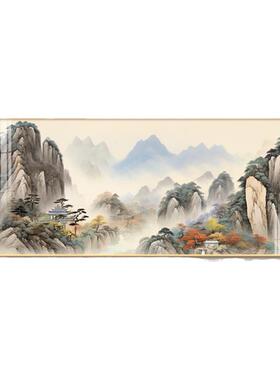 画之楼客厅装饰画画背有靠山