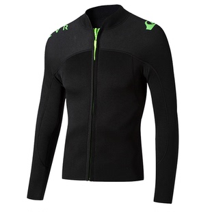 3mm加厚WATERSTAR潜水服男款冲浪夹克分体长袖上衣浮潜水母服防晒