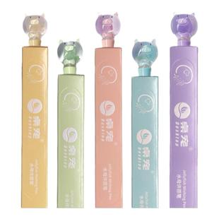 发光水母许愿笔 真水母标本创意带灯中性笔 可爱小猪小熊学生文具