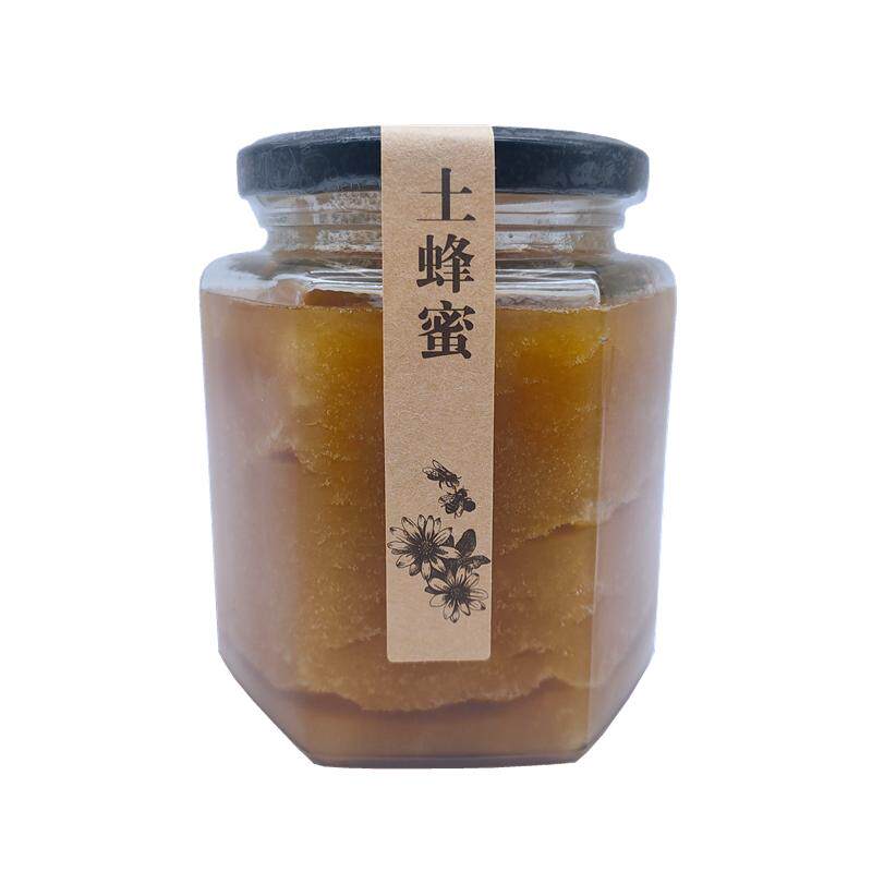 土蜂蜜湖北神农架蜂巢蜜结晶蜜