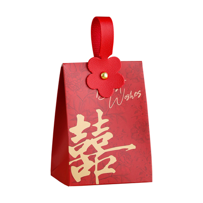 2025新款糖盒结婚喜糖盒子高级感婚礼糖果礼盒包装盒喜糖袋子空盒