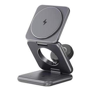 适用mate80/pura80 pro磁吸华为三合一无线充电器Watch 5/GT6/5/4/FIT 4手表充电支架HUAWEI耳机无线充电底座