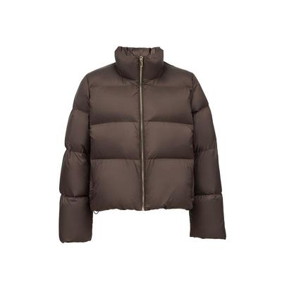 绫致Vero Moda羽绒服2025冬季新款90白鸭绒抽绳纯色短款外套