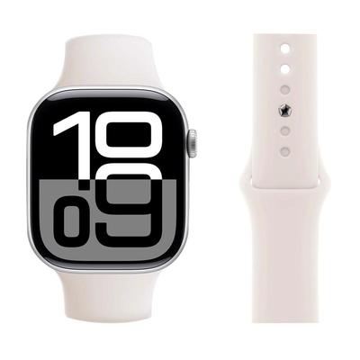 适用苹果手表带新款液态硅胶表带