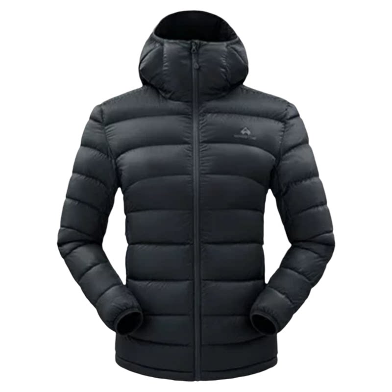 雪狐100鹅绒服 拓路者户外保暖女款连帽90鹅绒金标p棉羽绒服外套
