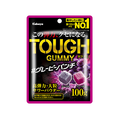 日本进口高弹力葡萄汽水味糖果