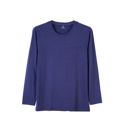 贴心男士竹棉圆领衫秋衣