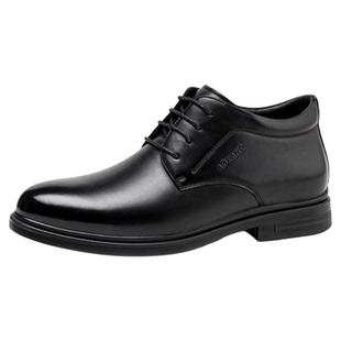 奥康皮鞋男款冬季2025新款加绒正装皮鞋商务通勤工作鞋真皮二棉鞋