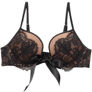 Intimissimi意舒漫时尚MONICA性感蕾丝蝴蝶结聚拢文胸RPD2563