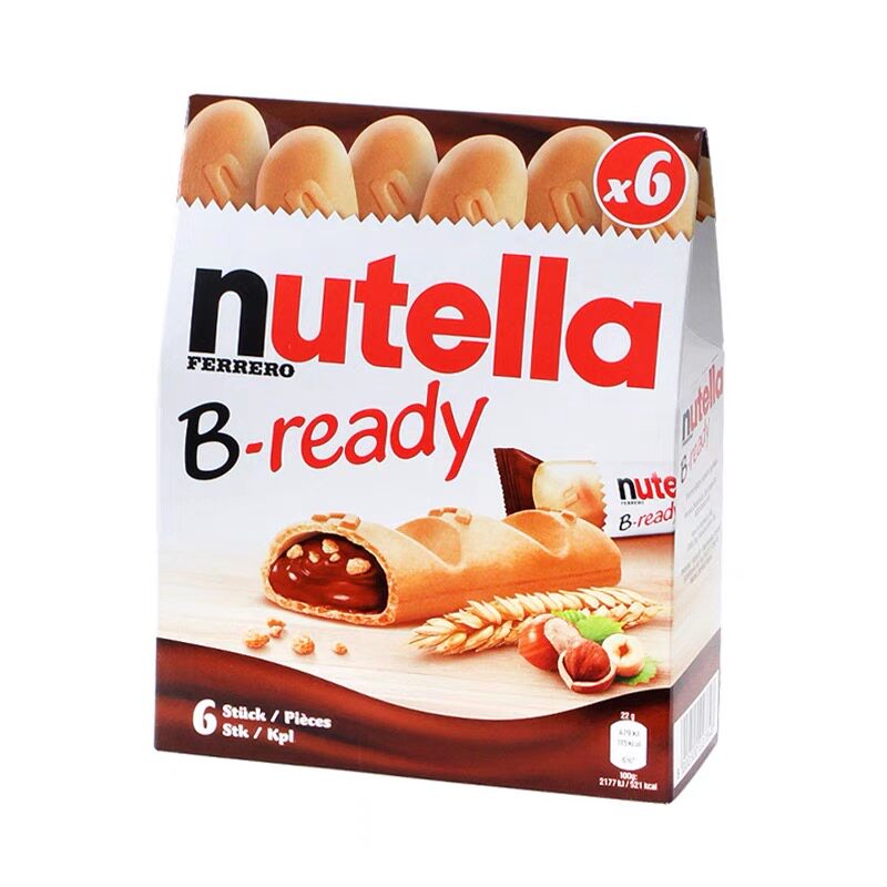 意大利Nutella费列罗能多益纽缇乐榛子酱巧克力手指饼干进口零食