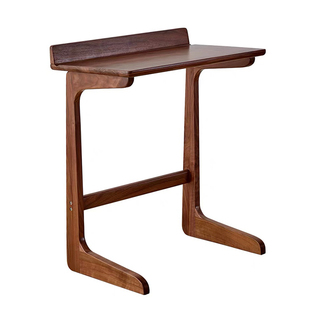 胡桃木沙发边几边桌实木茶几茶桌移动书桌70cm高桌子电脑桌床边桌